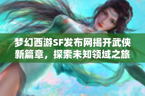梦幻西游SF发布网揭开武侠新篇章，探索未知领域之旅