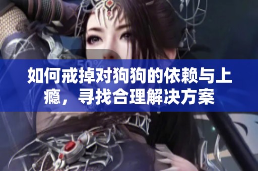 如何戒掉对狗狗的依赖与上瘾，寻找合理解决方案