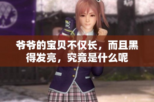 爷爷的宝贝不仅长，而且黑得发亮，究竟是什么呢