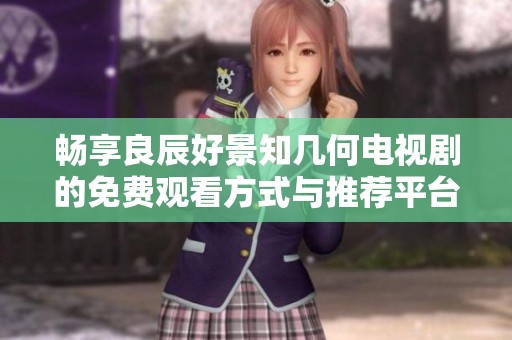 畅享良辰好景知几何电视剧的免费观看方式与推荐平台