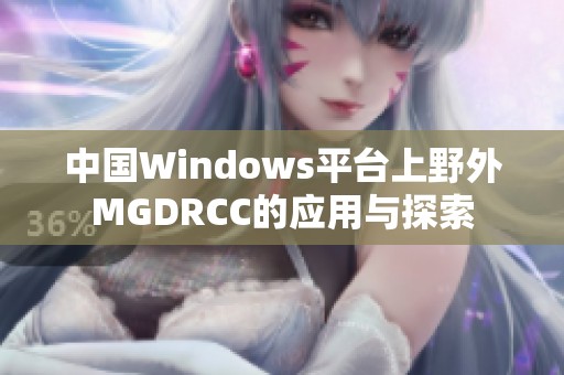 中国Windows平台上野外MGDRCC的应用与探索