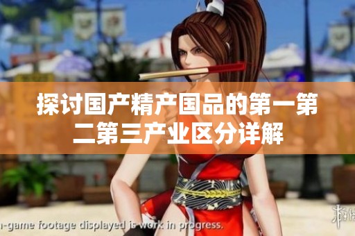 探讨国产精产国品的第一第二第三产业区分详解