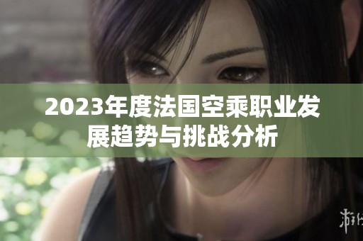 2023年度法国空乘职业发展趋势与挑战分析