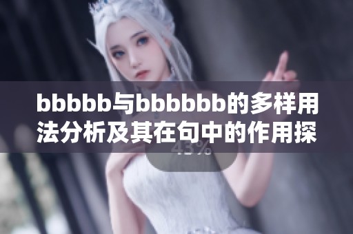 bbbbb与bbbbbb的多样用法分析及其在句中的作用探讨