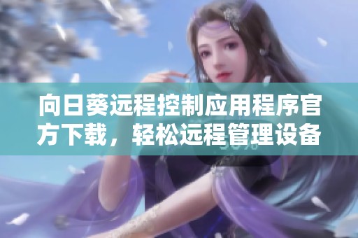 向日葵远程控制应用程序官方下载，轻松远程管理设备