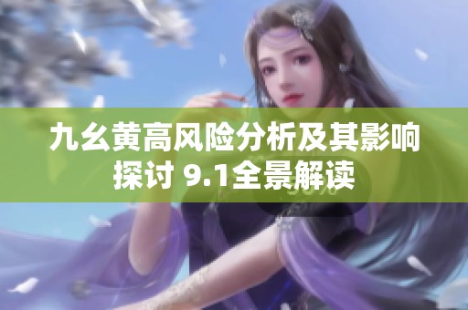 九幺黄高风险分析及其影响探讨 9.1全景解读