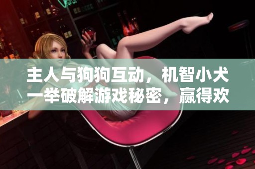 主人与狗狗互动，机智小犬一举破解游戏秘密，赢得欢笑