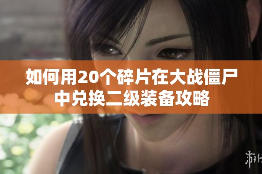 如何用20个碎片在大战僵尸中兑换二级装备攻略