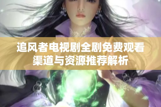 追风者电视剧全剧免费观看渠道与资源推荐解析