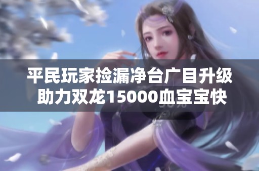 平民玩家捡漏净台广目升级 助力双龙15000血宝宝快成长