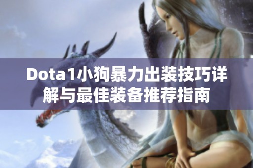 Dota1小狗暴力出装技巧详解与最佳装备推荐指南