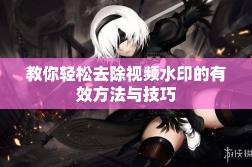 教你轻松去除视频水印的有效方法与技巧