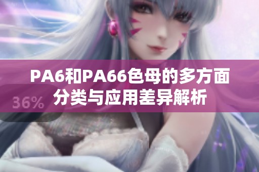 PA6和PA66色母的多方面分类与应用差异解析
