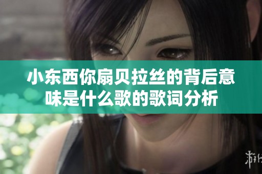 小东西你扇贝拉丝的背后意味是什么歌的歌词分析