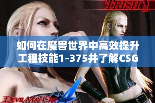 如何在魔兽世界中高效提升工程技能1-375并了解CSGO开箱机制