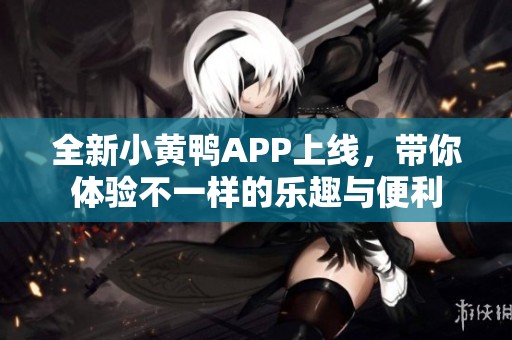 全新小黄鸭APP上线，带你体验不一样的乐趣与便利