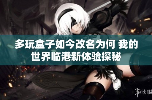 多玩盒子如今改名为何 我的世界临港新体验探秘