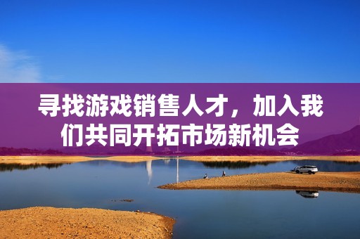 寻找游戏销售人才，加入我们共同开拓市场新机会