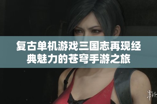 复古单机游戏三国志再现经典魅力的苍穹手游之旅