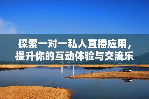 探索一对一私人直播应用，提升你的互动体验与交流乐趣