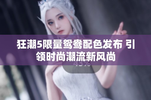 狂潮5限量鸳鸯配色发布 引领时尚潮流新风尚