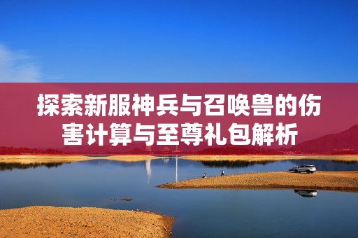 探索新服神兵与召唤兽的伤害计算与至尊礼包解析