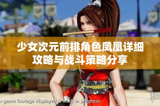 少女次元前排角色凤凰详细攻略与战斗策略分享