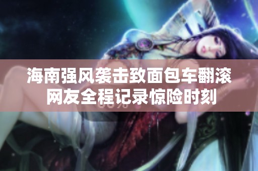 海南强风袭击致面包车翻滚 网友全程记录惊险时刻