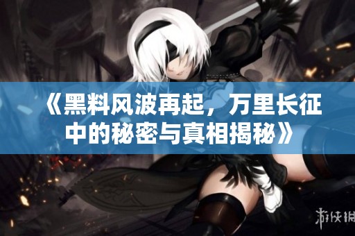 《黑料风波再起，万里长征中的秘密与真相揭秘》