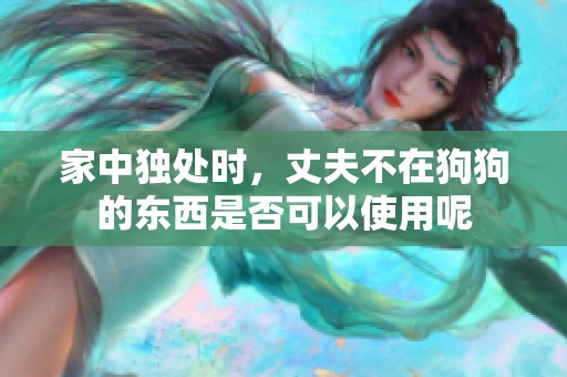 家中独处时，丈夫不在狗狗的东西是否可以使用呢