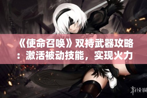 《使命召唤》双持武器攻略：激活被动技能，实现火力全开！