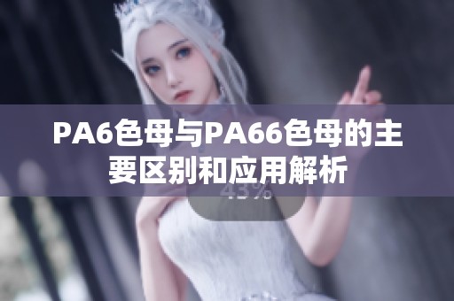 PA6色母与PA66色母的主要区别和应用解析