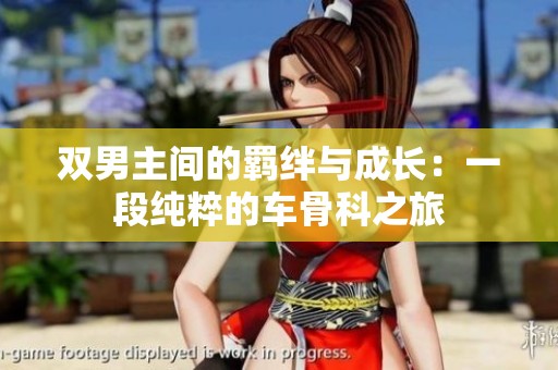 双男主间的羁绊与成长：一段纯粹的车骨科之旅