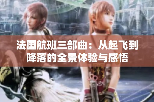 法国航班三部曲：从起飞到降落的全景体验与感悟