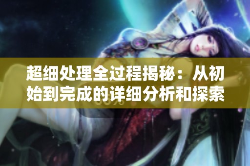 超细处理全过程揭秘：从初始到完成的详细分析和探索