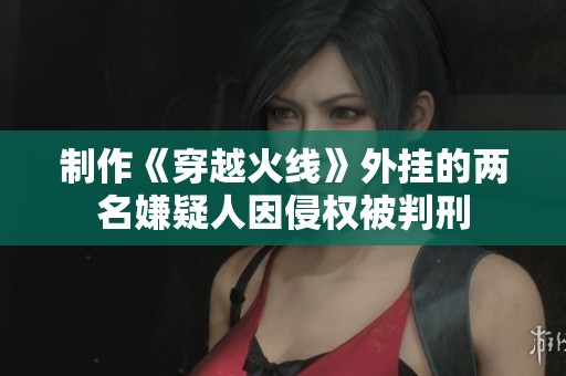 制作《穿越火线》外挂的两名嫌疑人因侵权被判刑