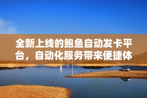 全新上线的鲍鱼自动发卡平台，自动化服务带来便捷体验