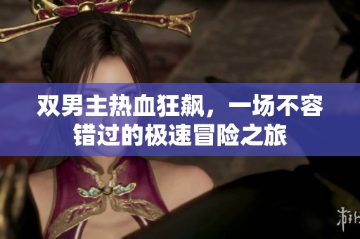 双男主热血狂飙，一场不容错过的极速冒险之旅