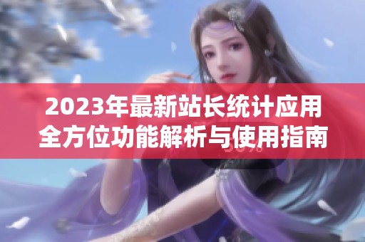 2023年最新站长统计应用全方位功能解析与使用指南