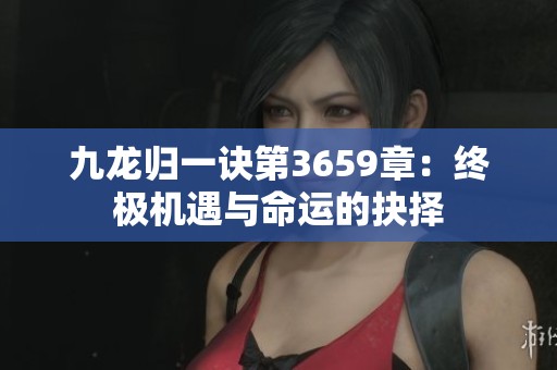 九龙归一诀第3659章：终极机遇与命运的抉择