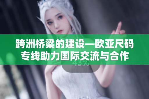 跨洲桥梁的建设—欧亚尺码专线助力国际交流与合作