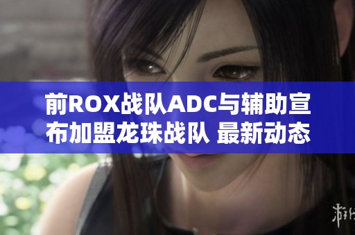 前ROX战队ADC与辅助宣布加盟龙珠战队 最新动态引关注