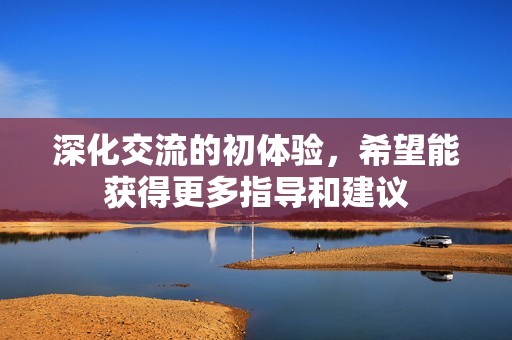 深化交流的初体验，希望能获得更多指导和建议