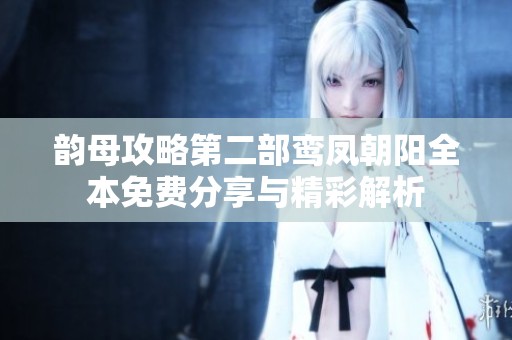 韵母攻略第二部鸾凤朝阳全本免费分享与精彩解析