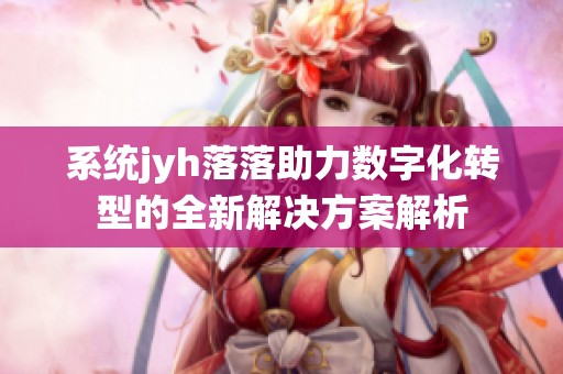 系统jyh落落助力数字化转型的全新解决方案解析