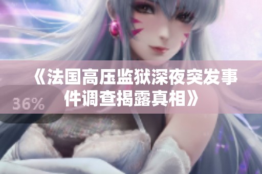 《法国高压监狱深夜突发事件调查揭露真相》