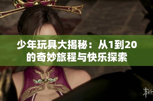 少年玩具大揭秘：从1到20的奇妙旅程与快乐探索