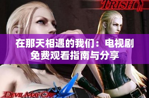 在那天相遇的我们：电视剧免费观看指南与分享