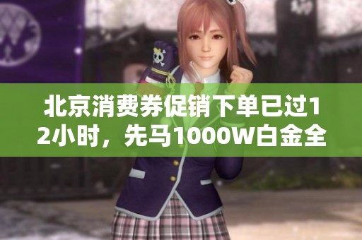 北京消费券促销下单已过12小时，先马1000W白金全模电源热销中