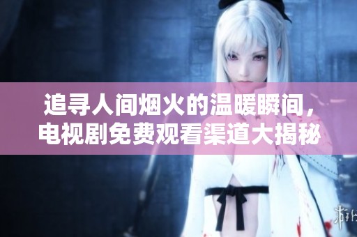 追寻人间烟火的温暖瞬间，电视剧免费观看渠道大揭秘